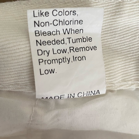 Shein High Waist White Wide Leg Palazzo Pants Size 28 - Picture 8 of 12